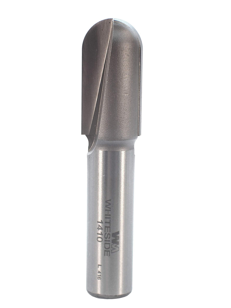 Whiteside 1410 Round Nose Router Bit: 5/8 Inch Cutting Diameter, 1/2 Inch Shank, 1-1/4 Inch Cutting Length, 5/16 Inch Radius