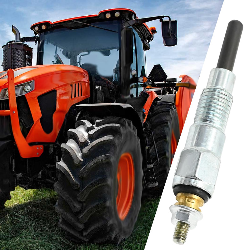 3Pcs Glow Plugs, Replacement for Kubota Engine D600 D750 D850 D950 Replacement for Kubota Compact Tractors B7100 B7100HST-DT B7100HST-E, Replaces 15261-65510
