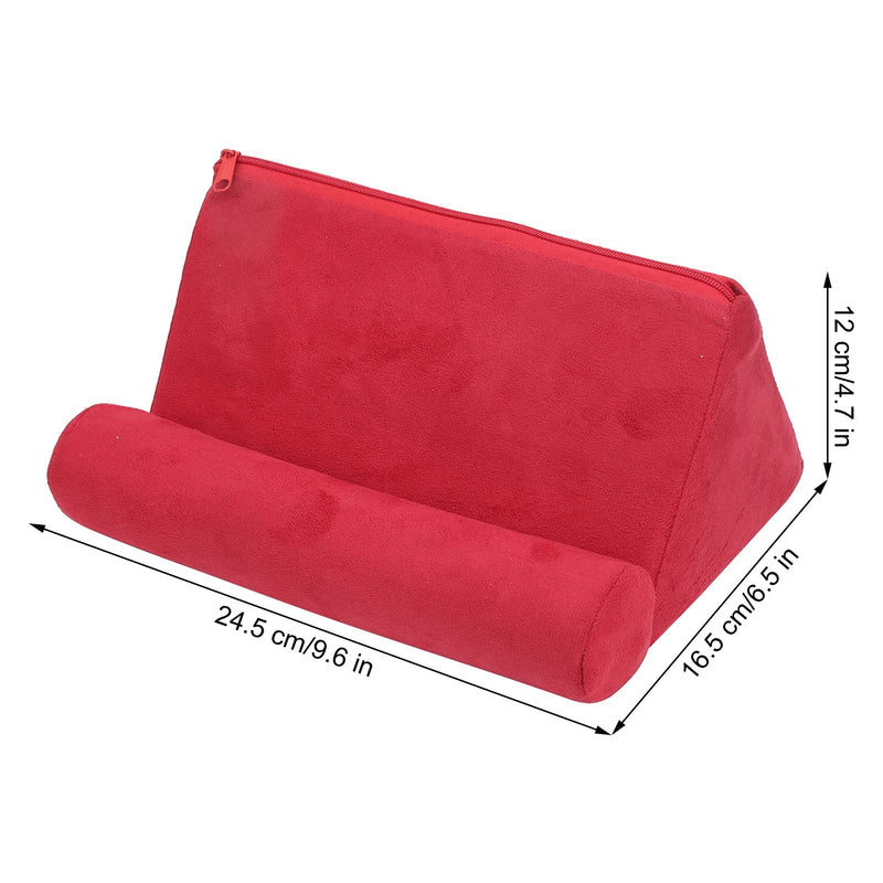 Pillow Tablet Stand, Portable Mobile Phone Support Bed Rest Cushion Tablet Reading Holder Tablet Pillow Stand Holder for Tablet Book Tab Stand Holder for Bed Armrests Carpet,