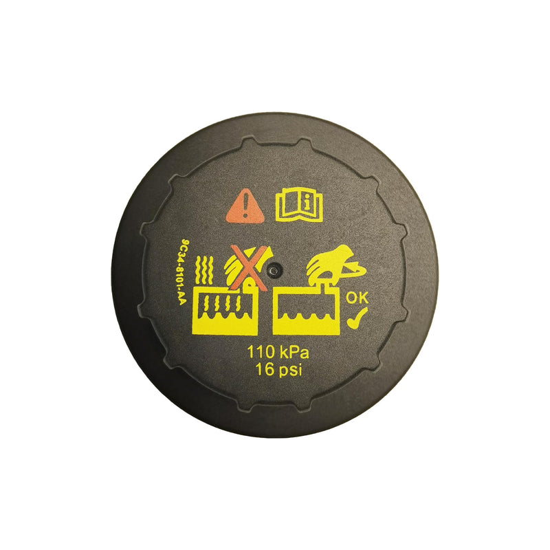 Radiator Cap with Pressure Relief, Coolant Reservoir Cap Replace RS527 9C3Z8101B 9C348101AA F6DZ8100A Compatible with FORD - Explorer F150 F250 F350 Mustang Taurus, Lincoln, Mercury, etc OEM:9C3Z8101B