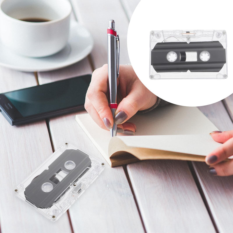 Garneck 10 Pcs 30 Minutes Blank Cassette Tape Audio Recording Time Tape Portable Cassette Players for DIY Retro Surprise Party Favor