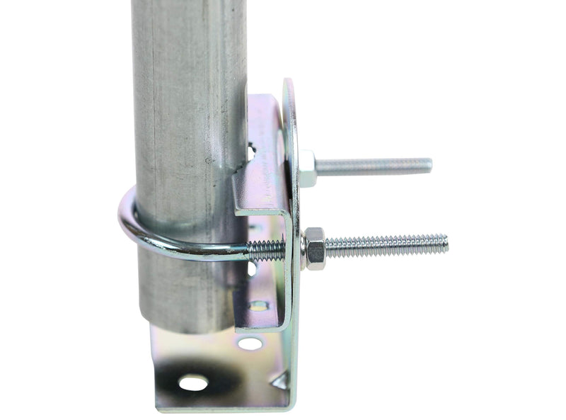 Channel Master Universal Roof/Attic Antenna Mount – Sturdy Steel Bracket for Secure TV Antenna & Mast Installation, Weather-Resistant, Supports Masts/Poles, Up-to 1.5” Diameter