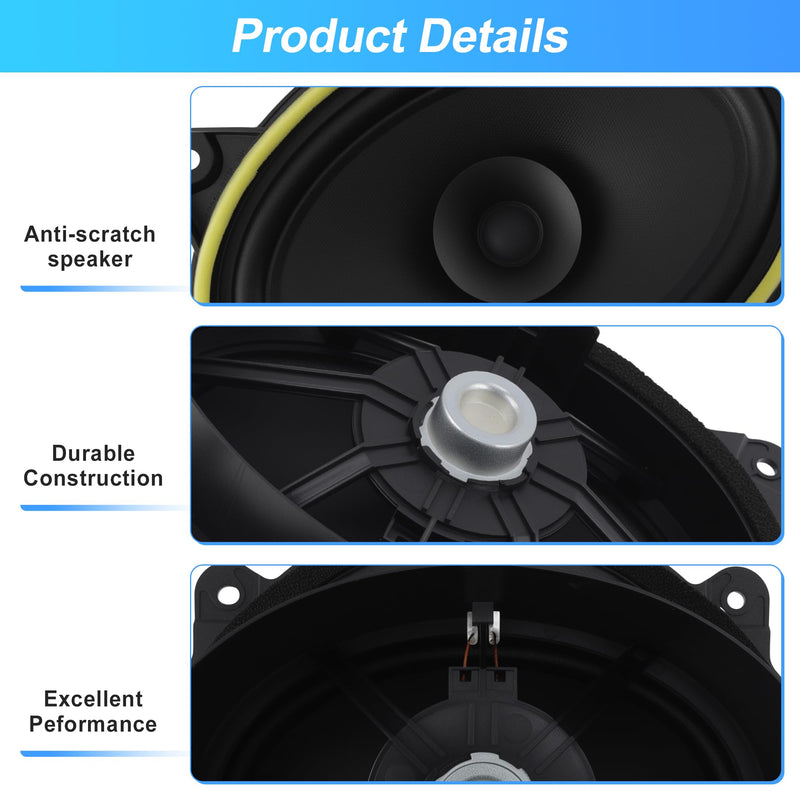 Motoforti 86160AA440 1 Pcs Car Door Speaker for Toyota Camry 07-11 | Door radio speaker, for Toyota Camry 2007-2011, for Toyota Tacoma 2007-2023, Speakers