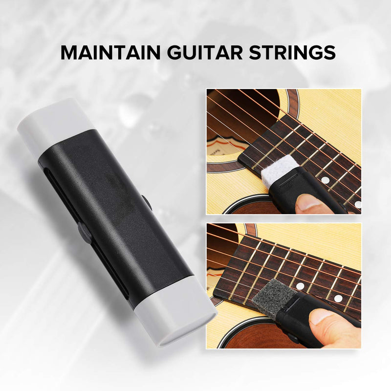 45Pcs Guitar Repairing Maintenance Tool Kit with Carry Bag Large Care Set of Tools For Acoustic Guitar Electric guitar Ukulele Bass Banjo,Perfect Gift for Music or String Instrument Enthusiast