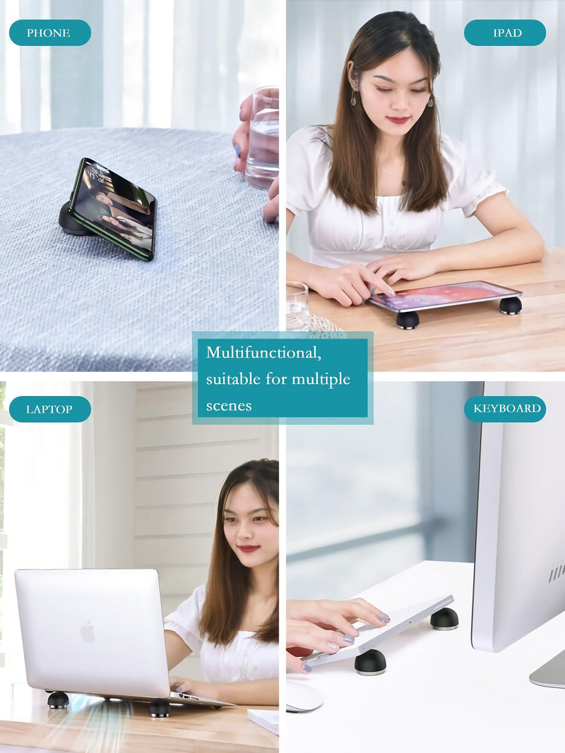 Laptop Cooling Pad,Small Laptop Cooling Stand Invisible Cooler Ball for Notebook Computer Black