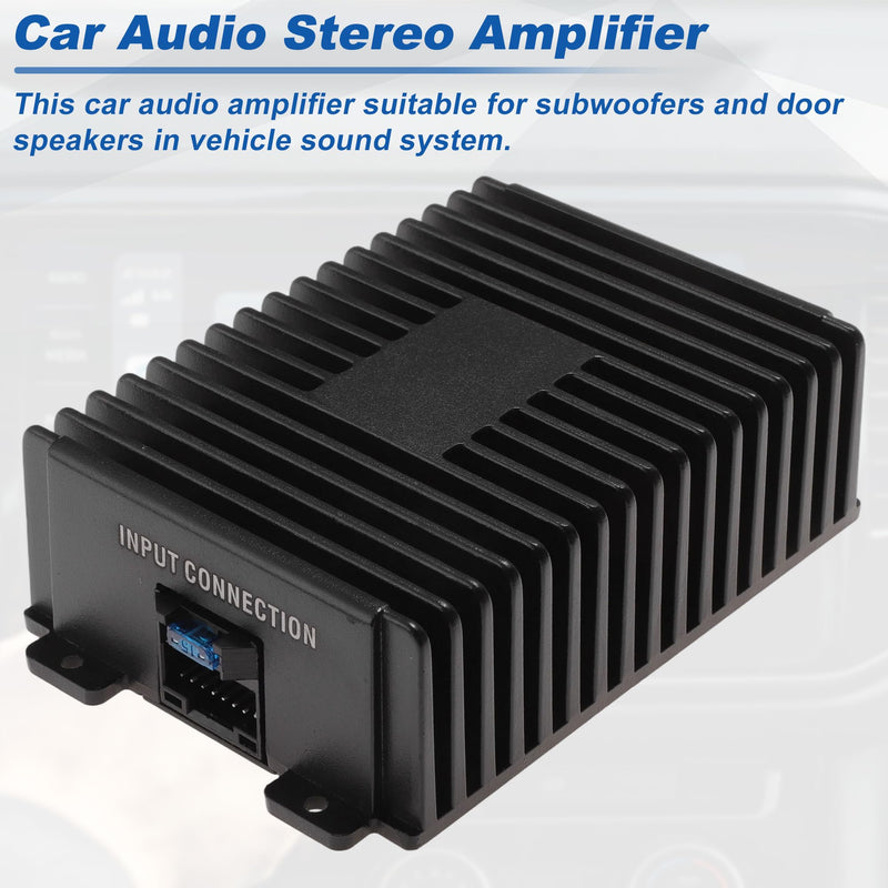 12 V Car Power Amplifier Class A/B Full-Range Amplifier | Car Audio Stereo Amplifier, Stereo Power Amp for Subwoofer and Door Speakers