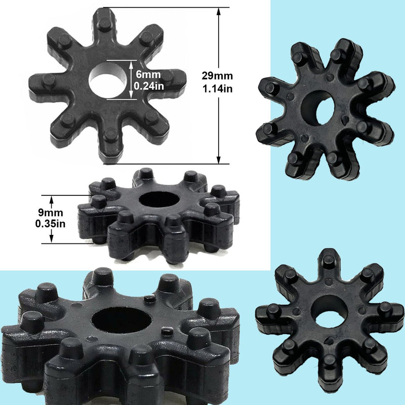 8 Pcs Flexible Steering Couple 56315-2K000FFF Compatible with Hyundai Sonata Elantra Santa Fe Azera Veloster for Kia Soul Optima Forte Cadenza