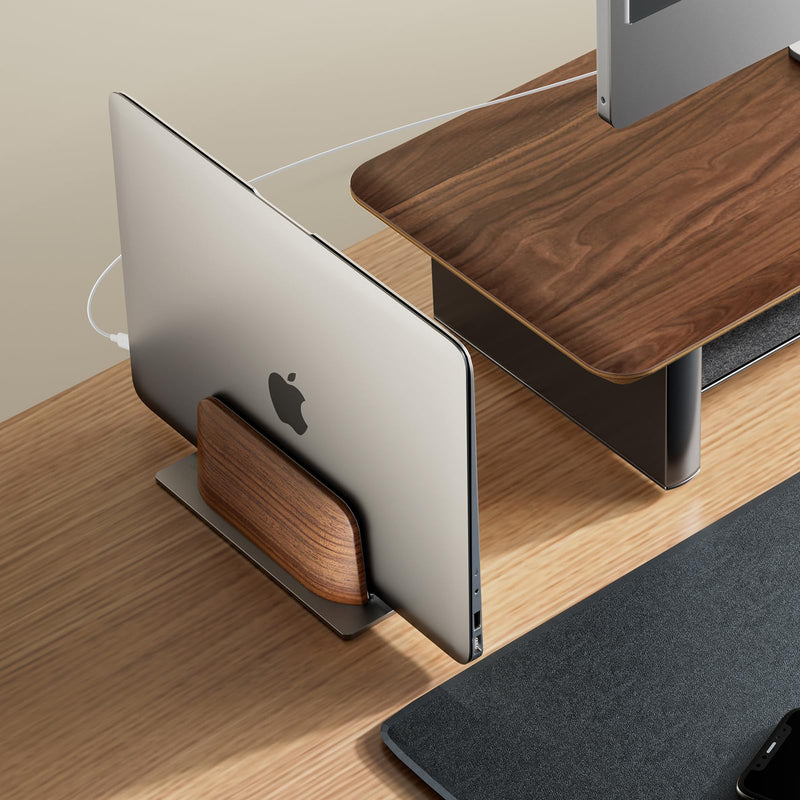 UPERGO Desktop Vertical Laptop Stand and Headphone Stand