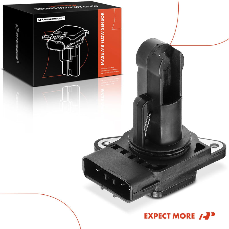 A-Premium Mass Air Flow Sensor Meter MAF [5-Pins] Compatible with Mazda 2 2011-2012, 3 2004-2010, 5 2006-2010, 6 2003-2013, CX-7 2010-2012, Protege 1999-2003, Replace# L32113215, 1380063J00