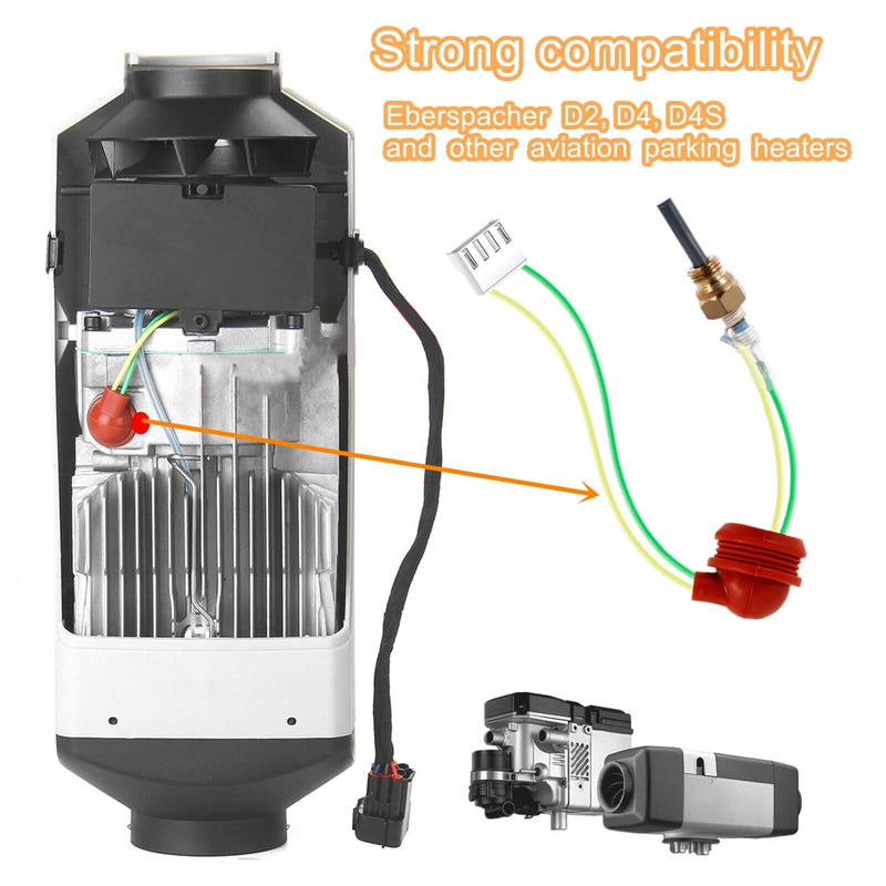 12V Air Diesel Parking Heater Part Kit Glow Plug,Fit for 5000W 8000WEberspacher Espar Airtronic Heater D2 D4 D4S 252069011300 & Removal Fitting Tool