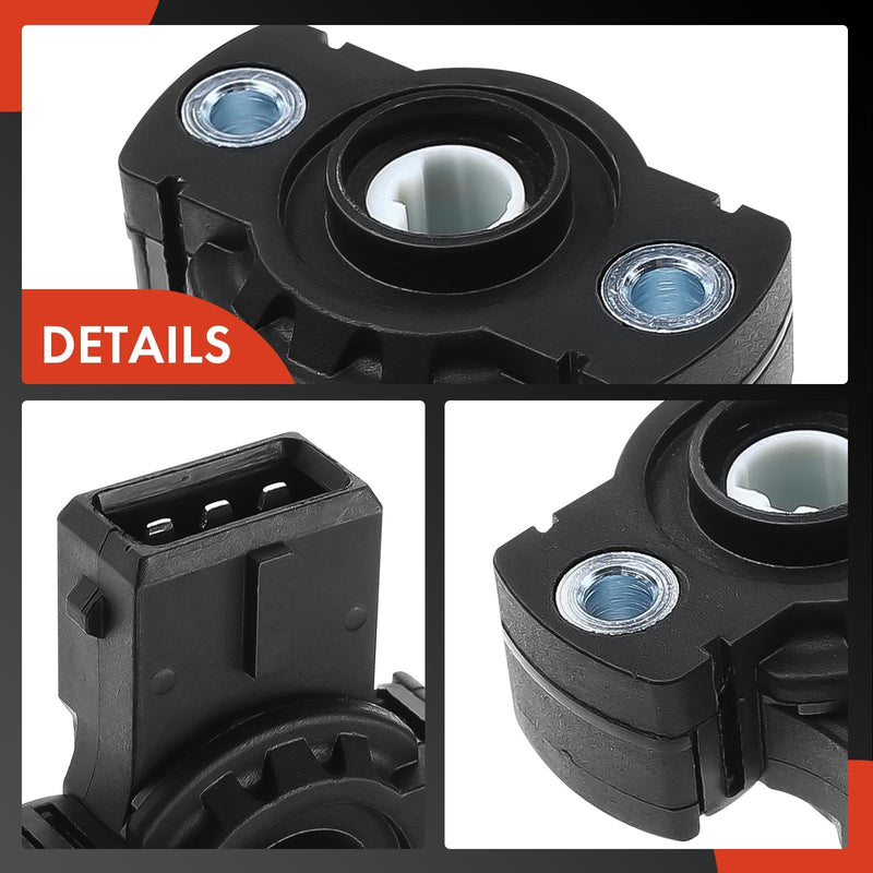 A-Premium TPS Throttle Position Sensor Compatible with BMW E36 318i 318is 318ti 323i 323is 325i 328i 328is E34 525i 530i 540i 740i 740iL 840Ci M3 Z3 DOHC, Replace# 13631726591, 13631721456