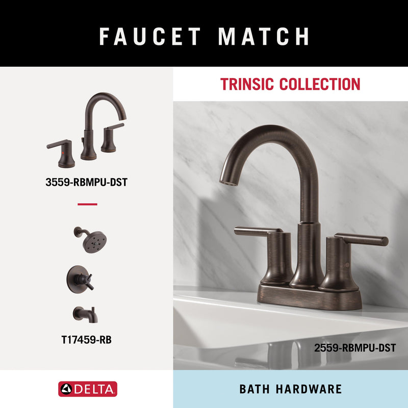 Delta Trinsic (1-Pack) Hand Towel Holder Venetian Bronze Towel Racks for Bathroom Wall Square Towel Ring Holder for Bath Towel Hanger for Kitchen, Bathroom Accessories 759460-RB