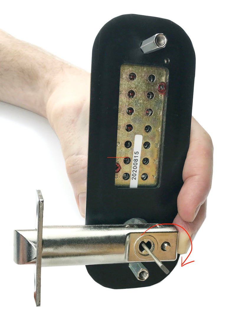 JOUNJIP Flat Spindle Thick Door Extension Kit - ONLY for JOUNJIP Brand [Flat Spindle] Mechanical Door Locks and Deadbolt Locks - Cutting Needed (Tool Not Included)