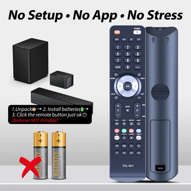 New Replace Remote Control Compatible with ABOX VIMA S4 2.1 FS22CS-2.1 FS21HS-L TV Sound Bar Soundbar Audio Speaker System Remote Control