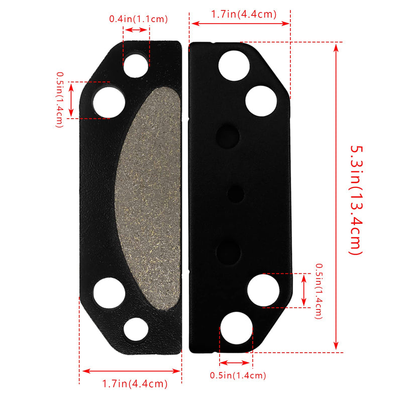 2203147 Parking Brake Pads for Polaris Ranger 800 700 500 900 XP Crew 2x4 4x4 6x6 ATV 2005-2014 black