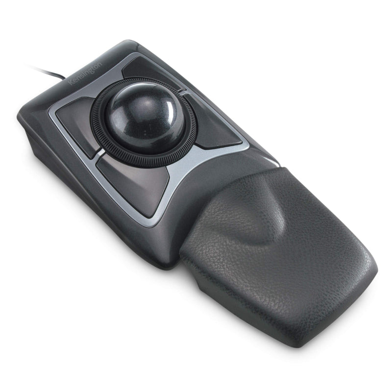 Kensington Expert Trackball Mouse (K64325), Black Silver, 5"W x 5-3/4"D x 2-1/2"H Wired