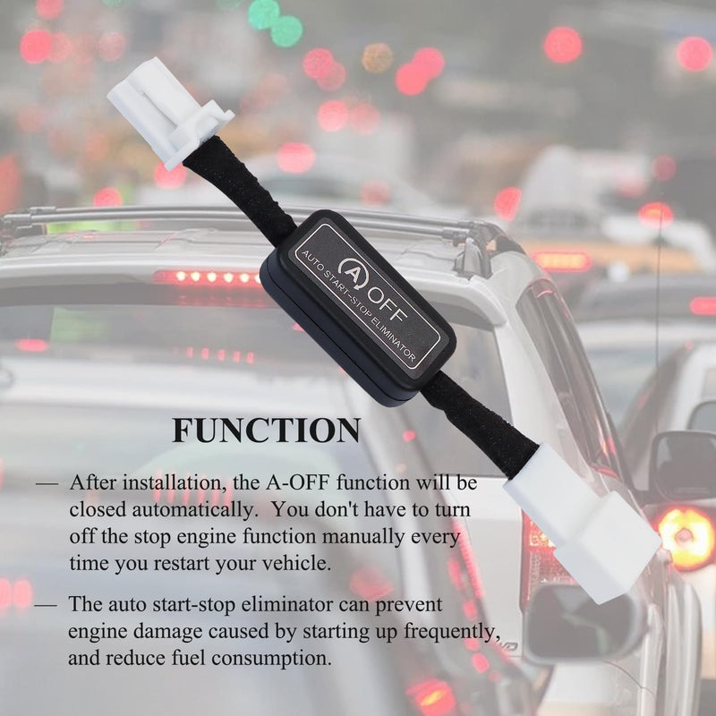 Upgrade Auto Start Stop Eliminator Compatible for Toyota Tundra 2022-2024/ Highlander 2020-2024/ GR Corolla IMT 2023-2024, Car Stop Start Engine System Delete/Disable/Canceller Device Harness