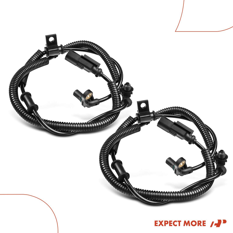 A-Premium Front Left and Right ABS Wheel Speed Sensor - Compatible with Ford & Lincoln Models - For F-150/Navigator 2011-2014, Expedition 2011-2012/2014 - Front Side, Replaces CL3Z2C204B, BL3Z2C204B Pack of 2