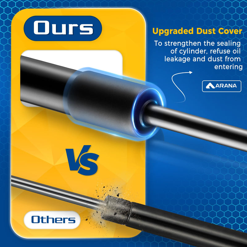 ARANA Hood Struts Lift Support for Dodge Ram 2002-2010, 55276321AB Hood Shocks Replacement Strut Fits Dodge Ram 1500 2500 3500 4500 5500, 2 Pcs