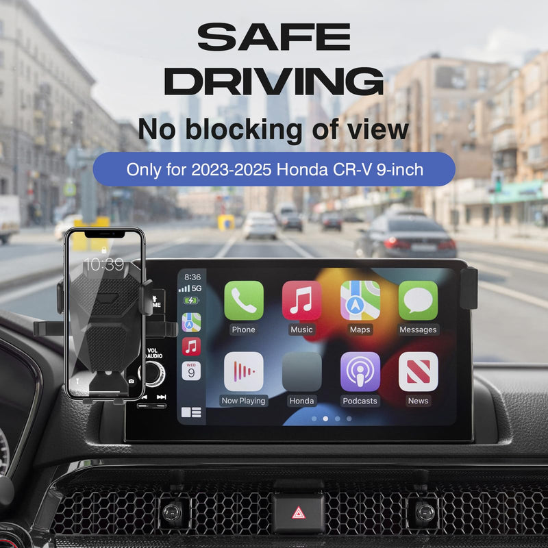 Car Phone Holder for 2023-2025 2026 Honda CR-V Accessories,Adjustable GPS CR-V Phone Mount for 7/9-inch Screen,Hands-Free Ultra Stable CRV Air Vent Phone Stand 23+CR-V 7/9''