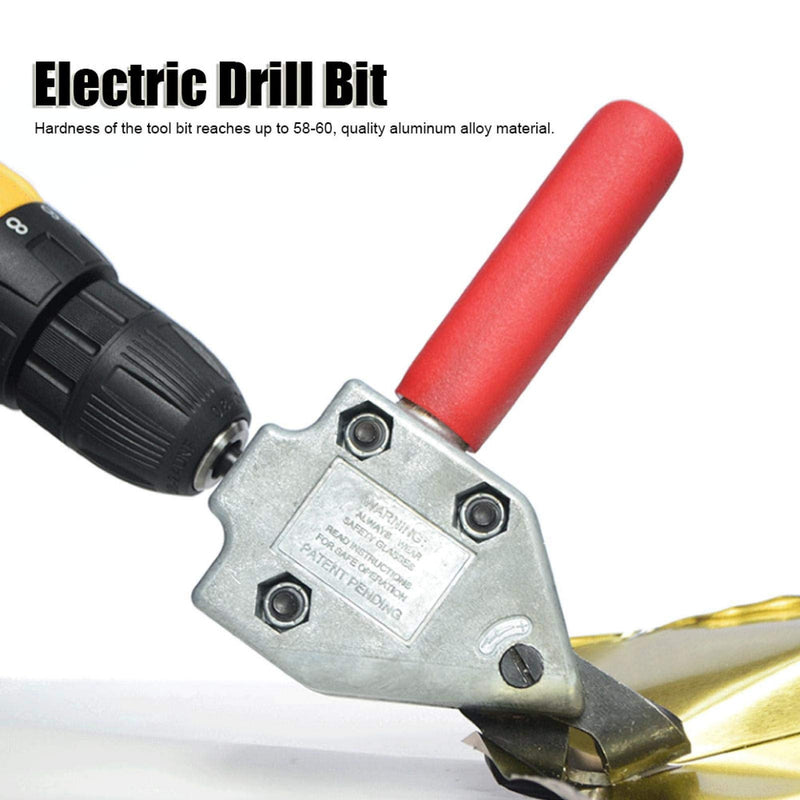 Metal Sheet Cutter Head, Metal Attachment for Electric Drill Clippers Scissors