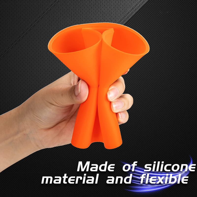 UTV Oil Funnel, Flexible Oil Funnel Compatible with Can Am Maverick x3 Defender, Foldable Silicone Change Funnels for Automotive, Cars, ATVs, Motorcycles, Boats and Trucks
