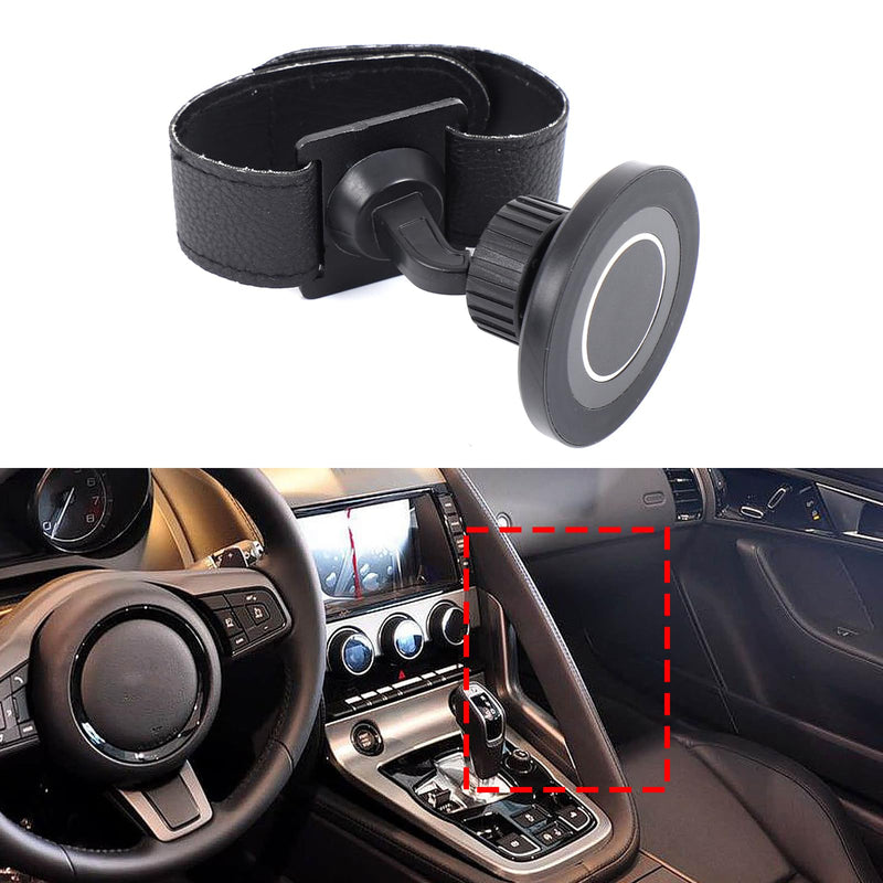 HAPPYHORSE Car Phone Mount Compatible with Jaguar F-Type 2013-2026,Center Console Mobile Phone Bracket Phone Holder Phone Mount with Self-Adhesive Base Accessories (Style E) Style E