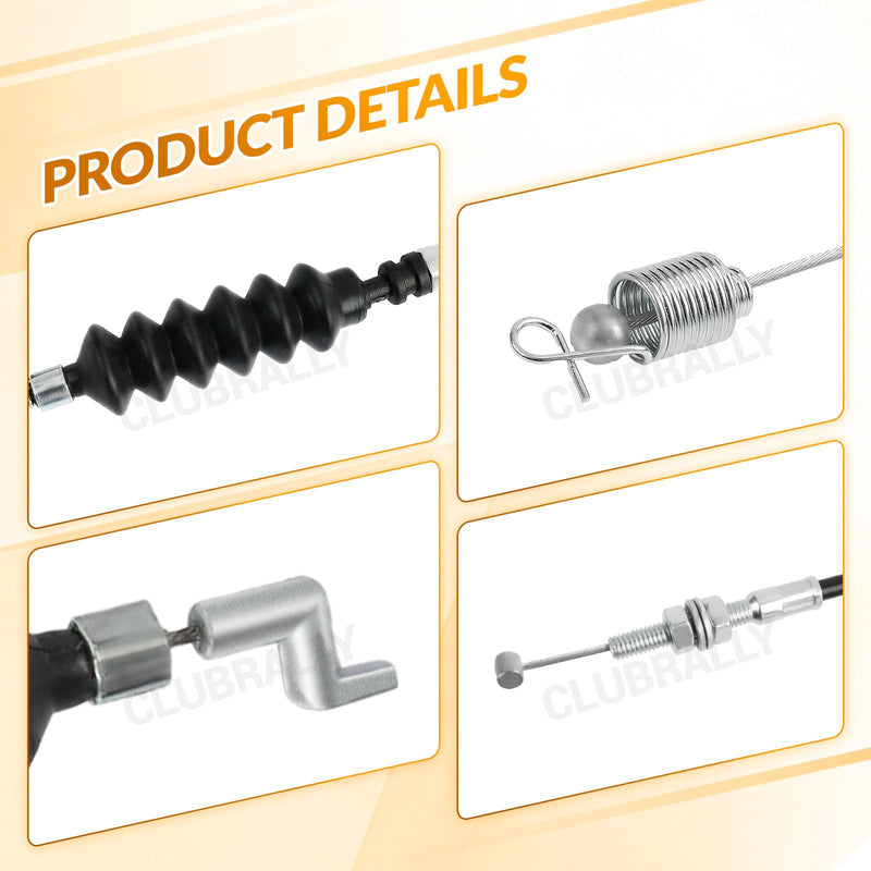 Club Car Precedent Gas Golf Cart Governor & Accelerator Throttle Cable Snap in Kawasaki FE290/FE350 2004-2011, OEM#102336001, 102513102