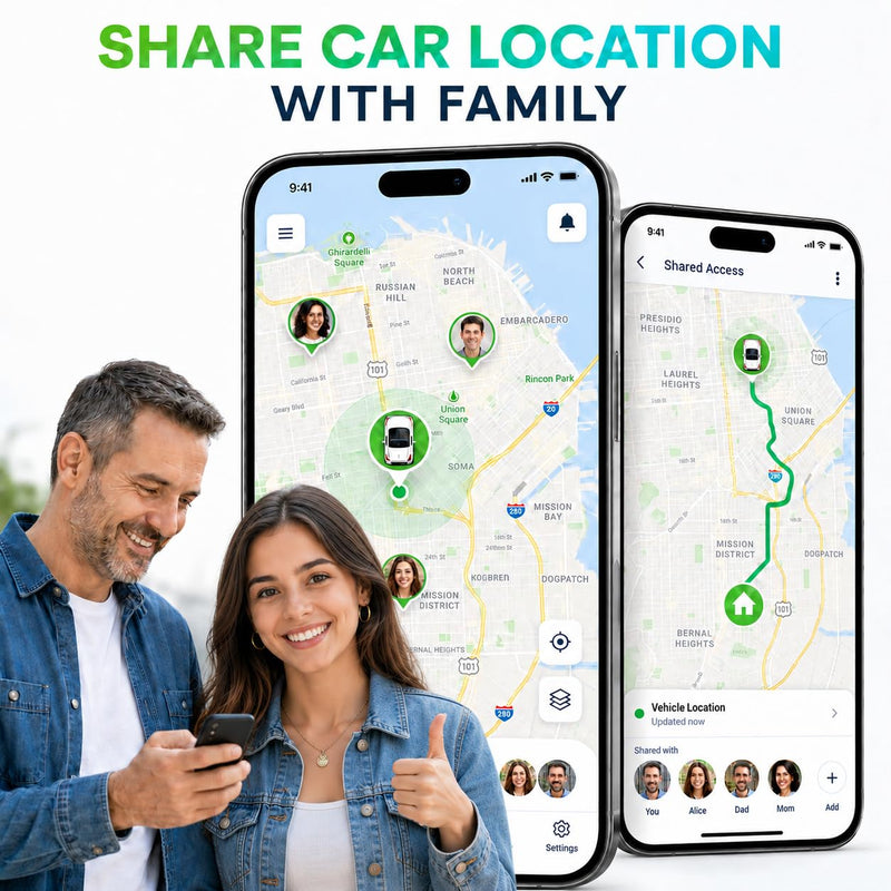 GPS Tracker for Vehicles, Mini Hidden Magnetic Car Locator with Real-Time Tracking, Works with Apple Find My, No Monthly Fee or SIM Card, IP67 Waterproof, 365-Day Battery, iOS Only, Black | GPS Tracker for Vehicles