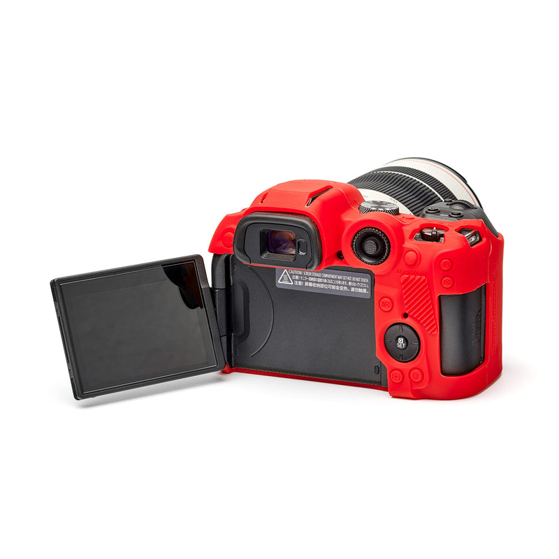 easyCover - Silicone Camera case - Protection for Your Camera Canon R7 - Red
