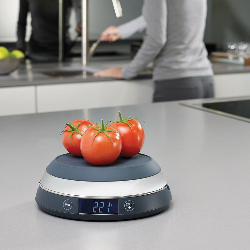 Joseph Joseph 40054 SwitchScale Digital Scale with Reversible Lid, Gray