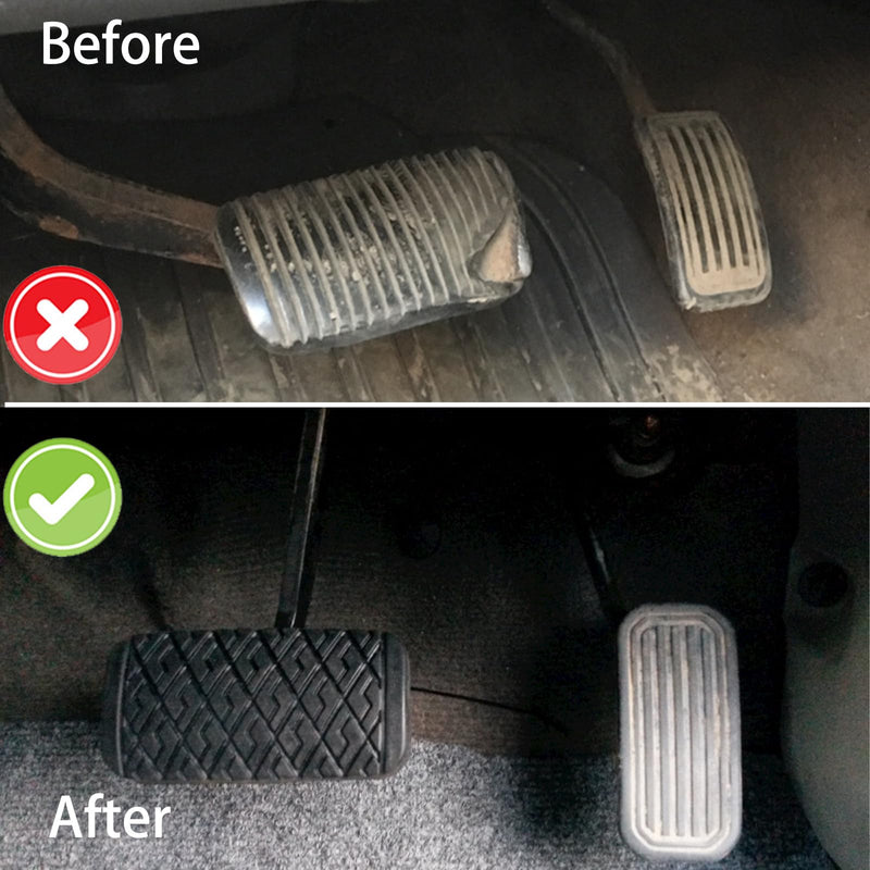 Automatic Brake Pedal Pad, Brake Pedal Pad Cover Compatible with Toyota 1984-2002 4Runner, 1995-2001 Tacoma, 1973-1995 Pickup, 1991-1997 Previa