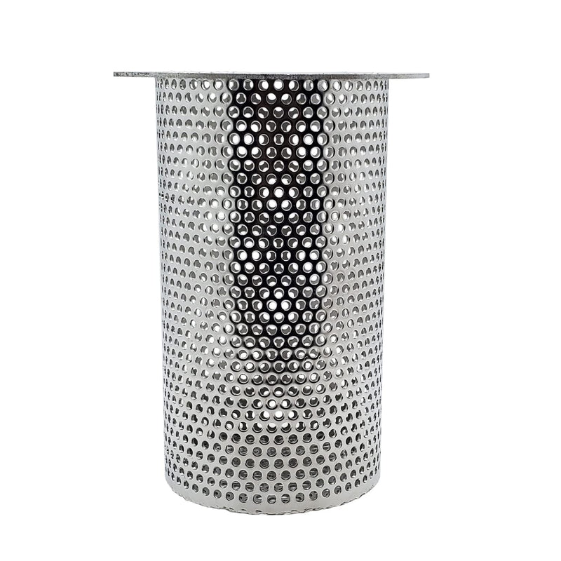 Commercial Flood Drain Strainer (1, 4" Diameter x 6" Tall Cylinder)
