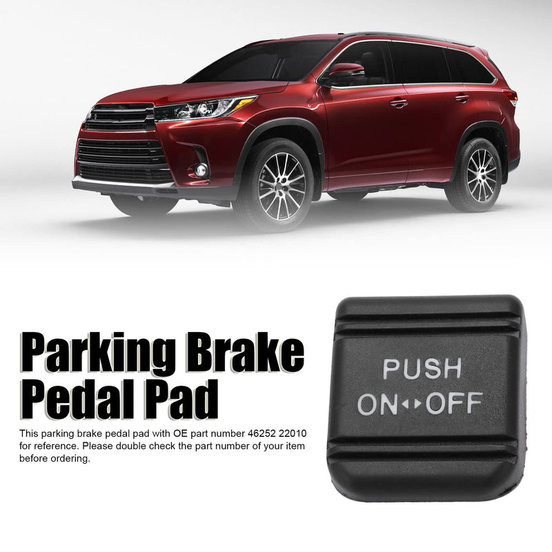 Ejoyous Parking Brake Pedal Pad, Rubber Car Clutch Parking Brake Pad 46252 22010 Replacement for HV 2007 2008 2009 2010 2011, Automotive Replacement Part