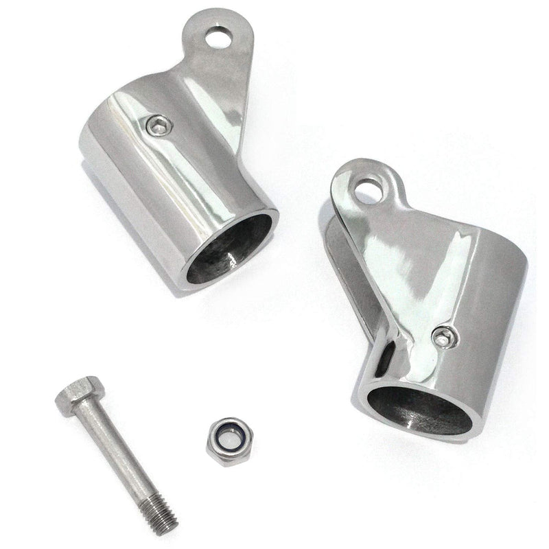 316SS Boat Tube Connector,Boat Rail Fittings Folding Swivel Connector for 1INCH O.D.tube/pipe Marine Boat Yacht
