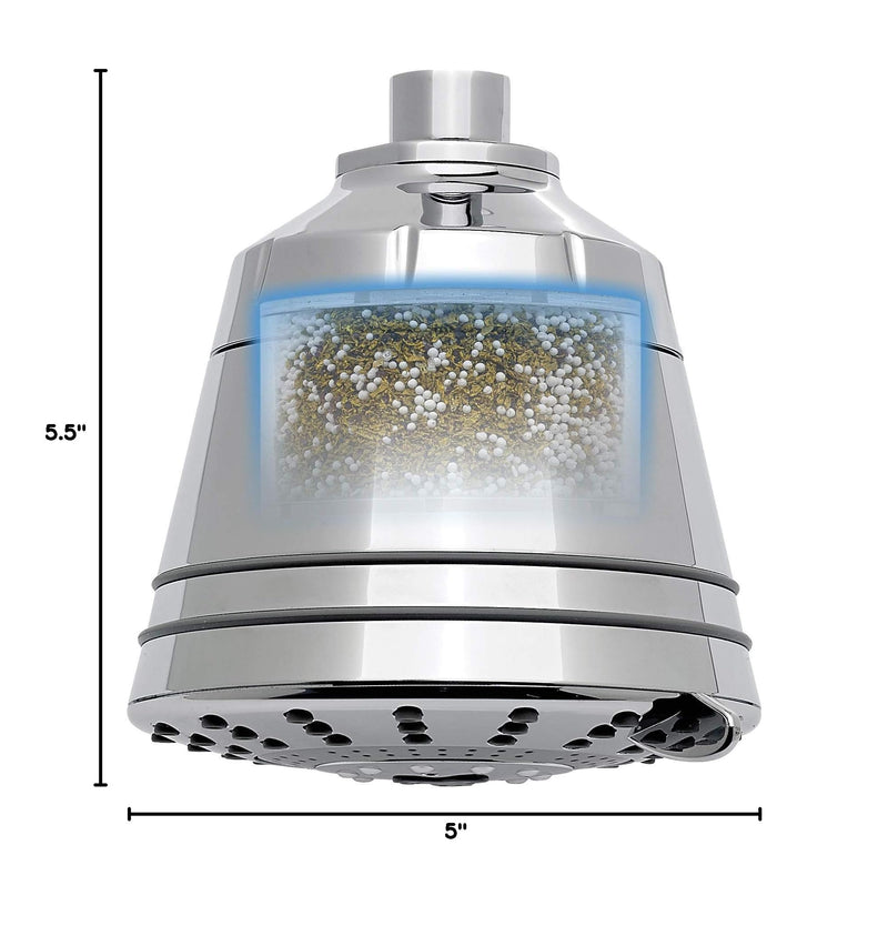 Sprite Showers Pure 7-Setting Filtered 1.75GPM Showerhead in Chrome (AE7E-CM-R)