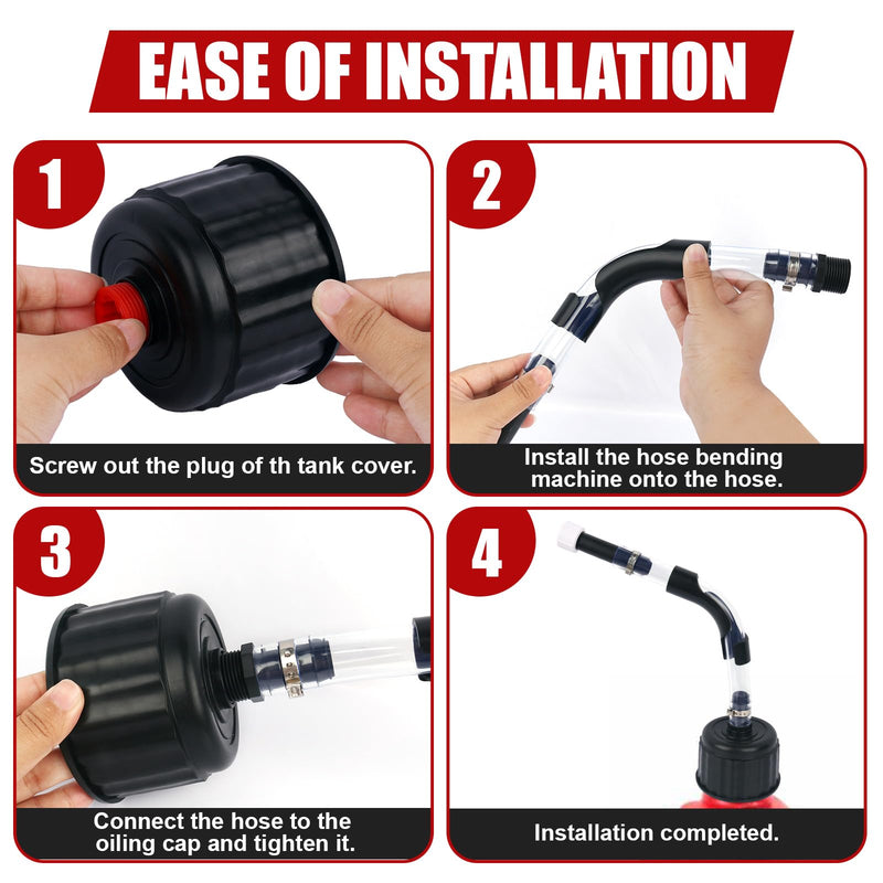 Racing Fuel Jug Hose and Cap kit, Racing Fuel Jug Cap for VP Racing Fuel Jug 5.5 Gallon, Racing Fuels 3042 Replacement Jug Cap, Gas Can Spout Hose Bender - 1Set