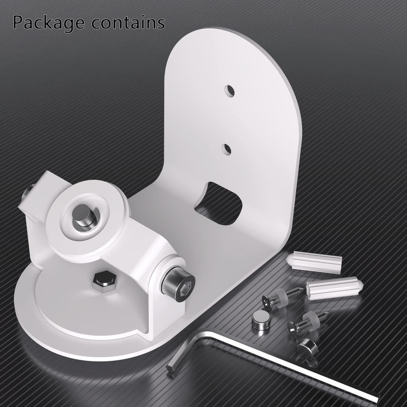 Teccle Metal Wall Mount for SimpliSafe Outdoor Camera, Anti-Drop, 360 Degree Adjustment Swivel Mount Bracket (Camera Not Included) (2 Pack) Pack of 2 (not included Camera)