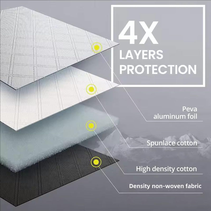 RV Windshield Cover Compatible with Ford E450 Class C 1997-2025 RV Front Window Motorhome Cover Sunshade/Snow Cover