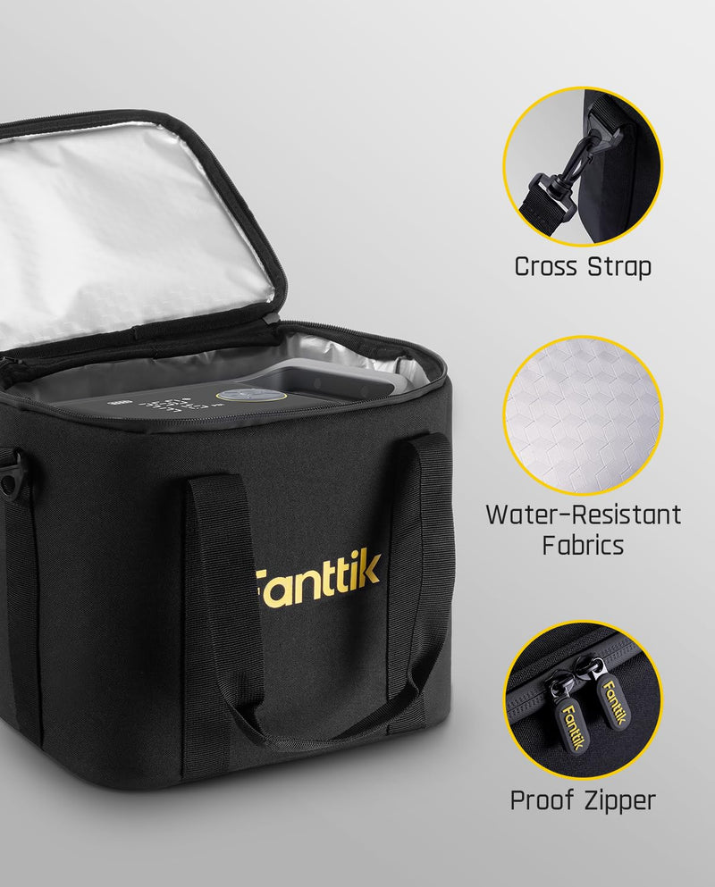 Fanttik Carrying Case for X9 Ultra Portable Tire Inflator | Camera Shoulder Bag, Thermal Bag
