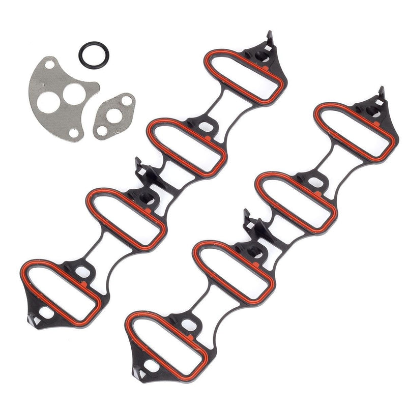 Intake Manifold Gasket Ms92211 Ms18007 Ms4657 Ms16340 Compatible with Tahoe 00-03 5.3l 4.8l Silverado/Sierra 01-03 6.0L Silverado/Sierra/Yukon XL/Suburban/Avalanche 1500 02 03 5.3L