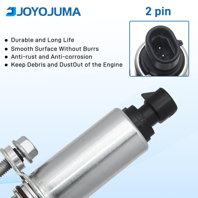 VVT Intake Exhaust Camshaft Position Actuator Solenoid Valve for Chevy GMC Equinox Malibu Cobalt HHR Terrain Pontiac Saturn Buick 2.0L 2.2L 2.4L 12655421 12655420 Camshaft Actuator