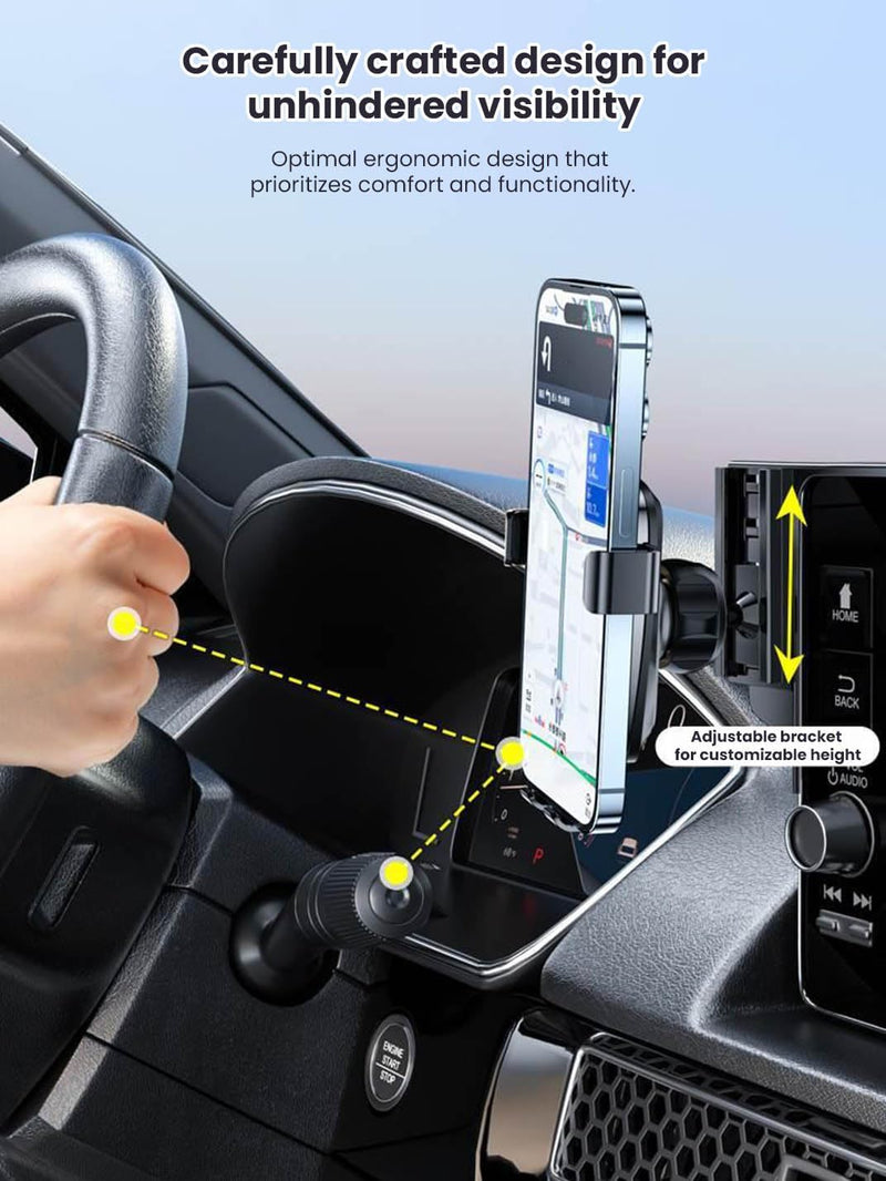 Martoffes™ Screen Phone Holder Made for Ford Escape and Kuga 2020 to 2022 / Ford EcoSport 2018 to 2022 (8.0-INCH Touchscreen Display) Dashboard Screen Cell Phone Dash Mount Accessories
