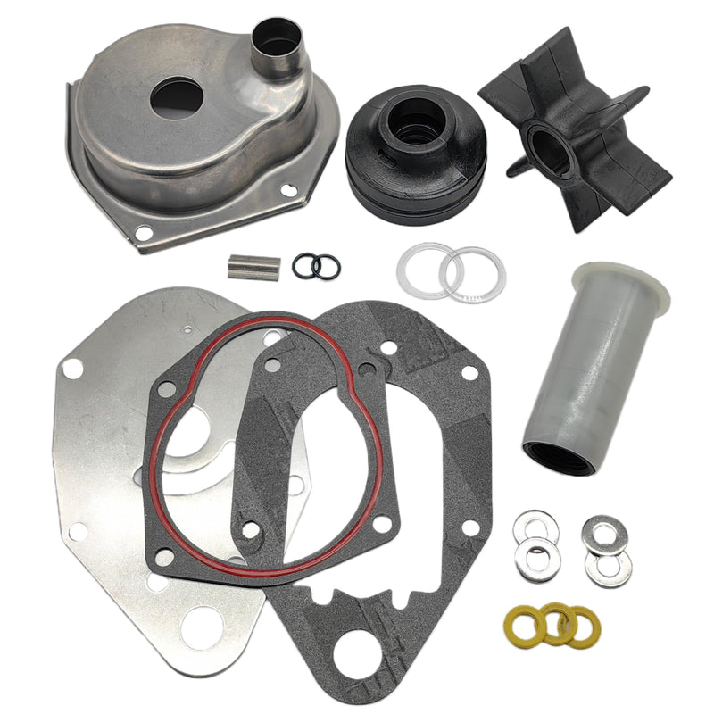 Boat Marine 812966A12 Water Pump Impeller Repair Kit for Mercury 30 35 40 50 60 HP Outboards Replacement 14334A3 18-3690