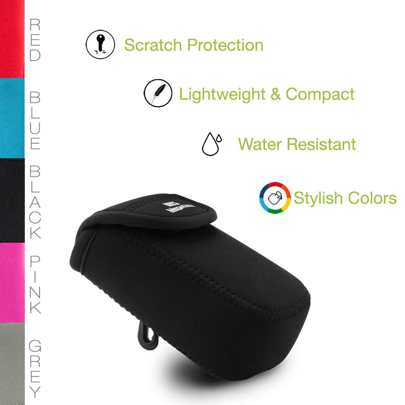 MegaGear "Ever Ready Protective Leather Camera Case, Bag for Canon PowerShot SX720 HS One Size Black