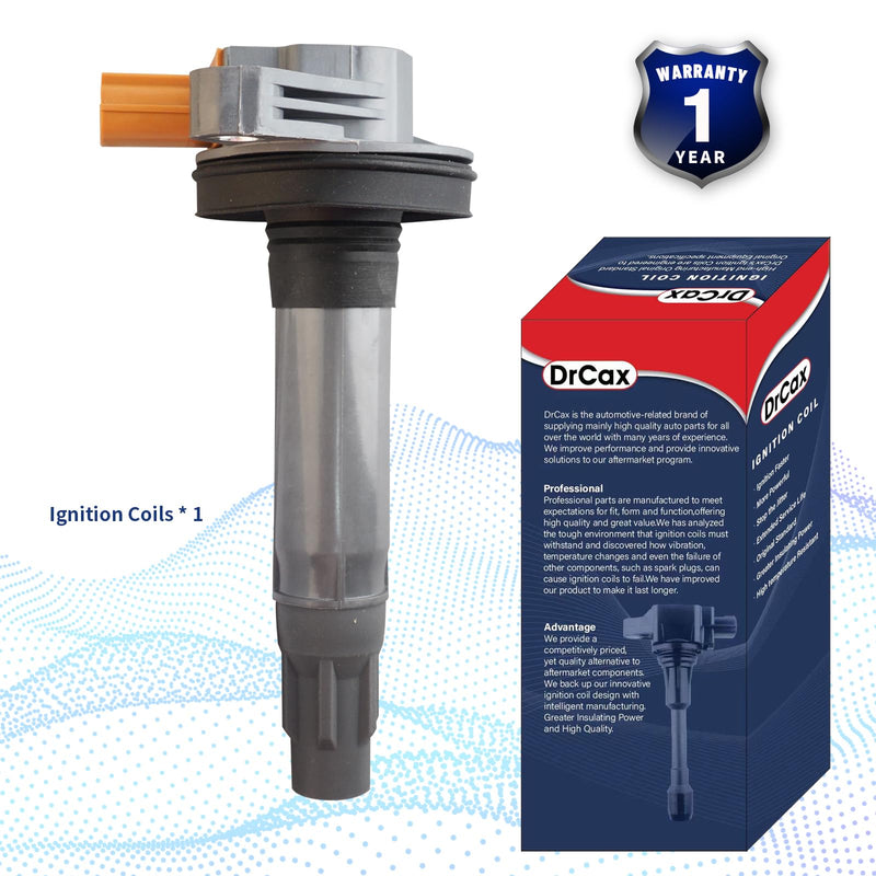 OEM Ignition Coil UF646 DG549 Compatible with Ford Lincoln Explorer Expedition F-150 Flex Lobo MKS MKT Navigator Transit 150 250 350 Taurus Replaces BL3Z-12029-C 3.5L V6-1 Pack