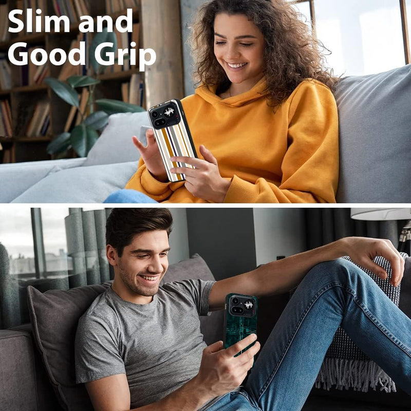 Flexible TPU Case for Nothing Phone (4a) Pro, Slim Fit Lightweight [Technology Line Pattern Art Painting] for Men | Soft Rubber NothingPhone 4a Pro Cover 6.83" Case Shockproof Drop Protective Technology Lines