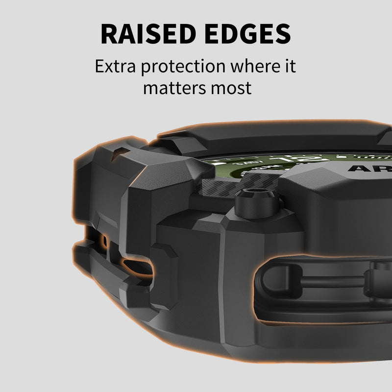 Case for Samsung Galaxy Watch Ultra 2 (2026) Ultra 47mm Protector | TPU Lightweight Rugged Protective Bumper Cover Sports Anti-Scratch Soft Flexible Shockproof Frame Accessories Black galaxy ultra2/ultra 47mm
