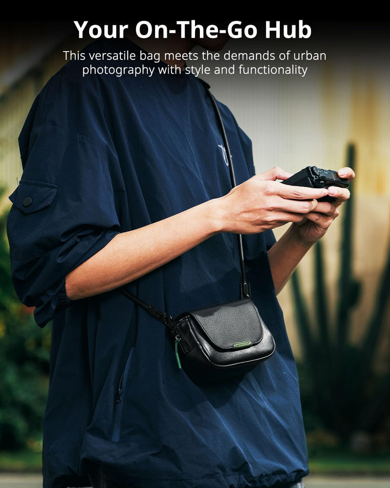 SMALLRIG Digital Camera Case with Shoulder Stap, Crossbody Protective Case | for Ricoh GRIII /GRIIIX /GRIII HDF/GRIIIX HDF/GRIV, for Sony ZV-1F/ ZV-1, for DJI Action 4/5/6, for Insta360 Ace Pro/Ace Pro2