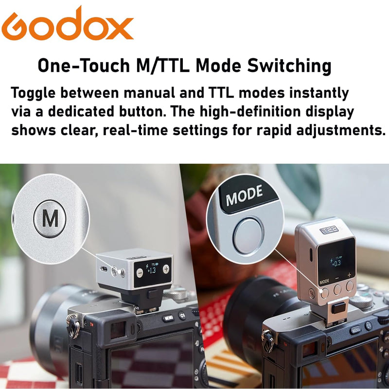 Godox iT22F TTL Mini Flash for Fujifilm Cameras, Compact On-Camera Speedlite IT22F for Fuji